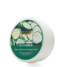 Крем для лица массажный очищающий и увлажняющий ЭКСТРАКТ ОГУРЦА Premium Clean & Moisture Cucumber Massage Cream