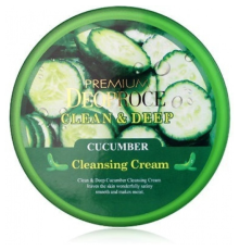 Крем для лица очищающий ЭКСТРАКТ ОГУРЦА Premium Clean & Deep Cucumber Cleansing Cream